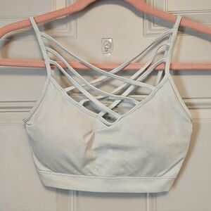 Zenana Women's Strappy White Bralette